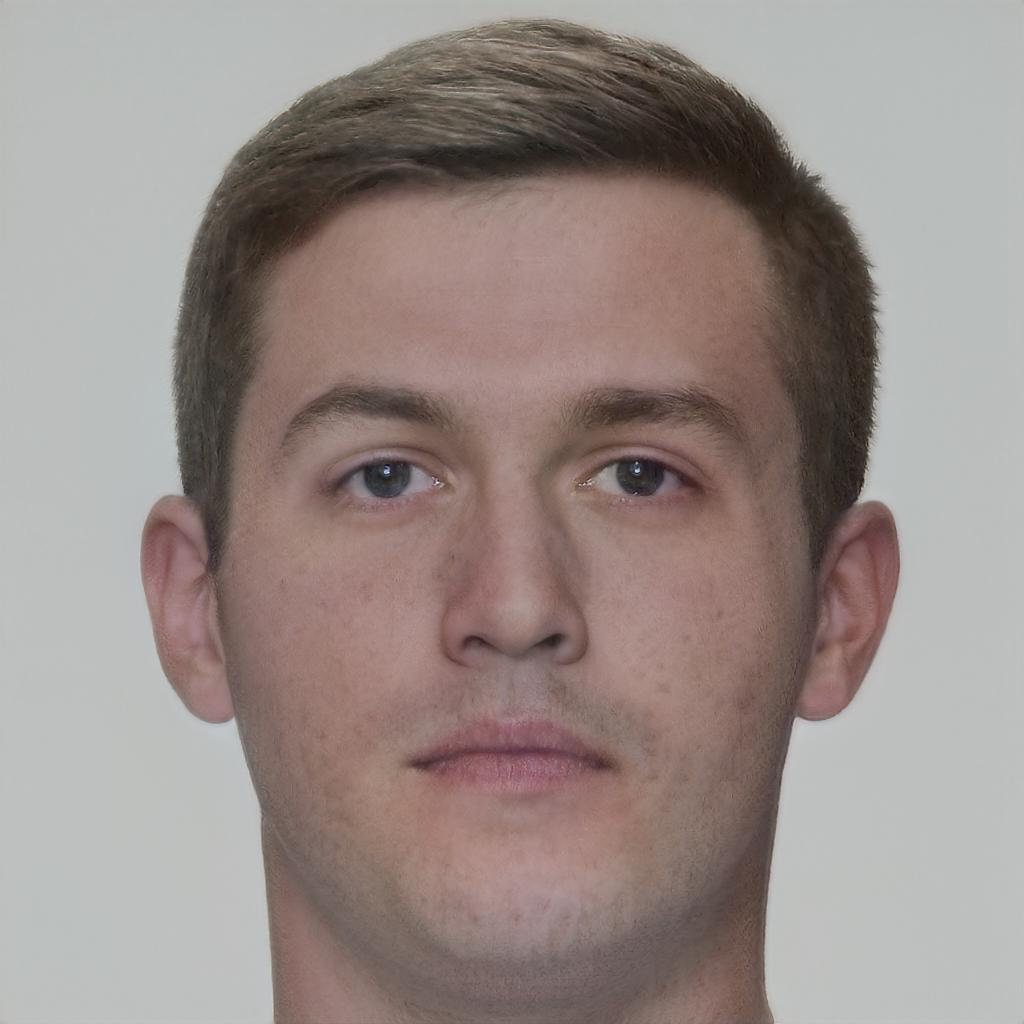 StyleGAN2 morph of subjects 128 and 105